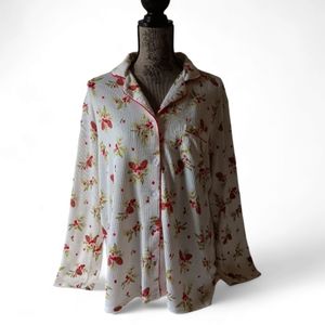 Laura Ashley women's multicolored holiday sleepwear set size M